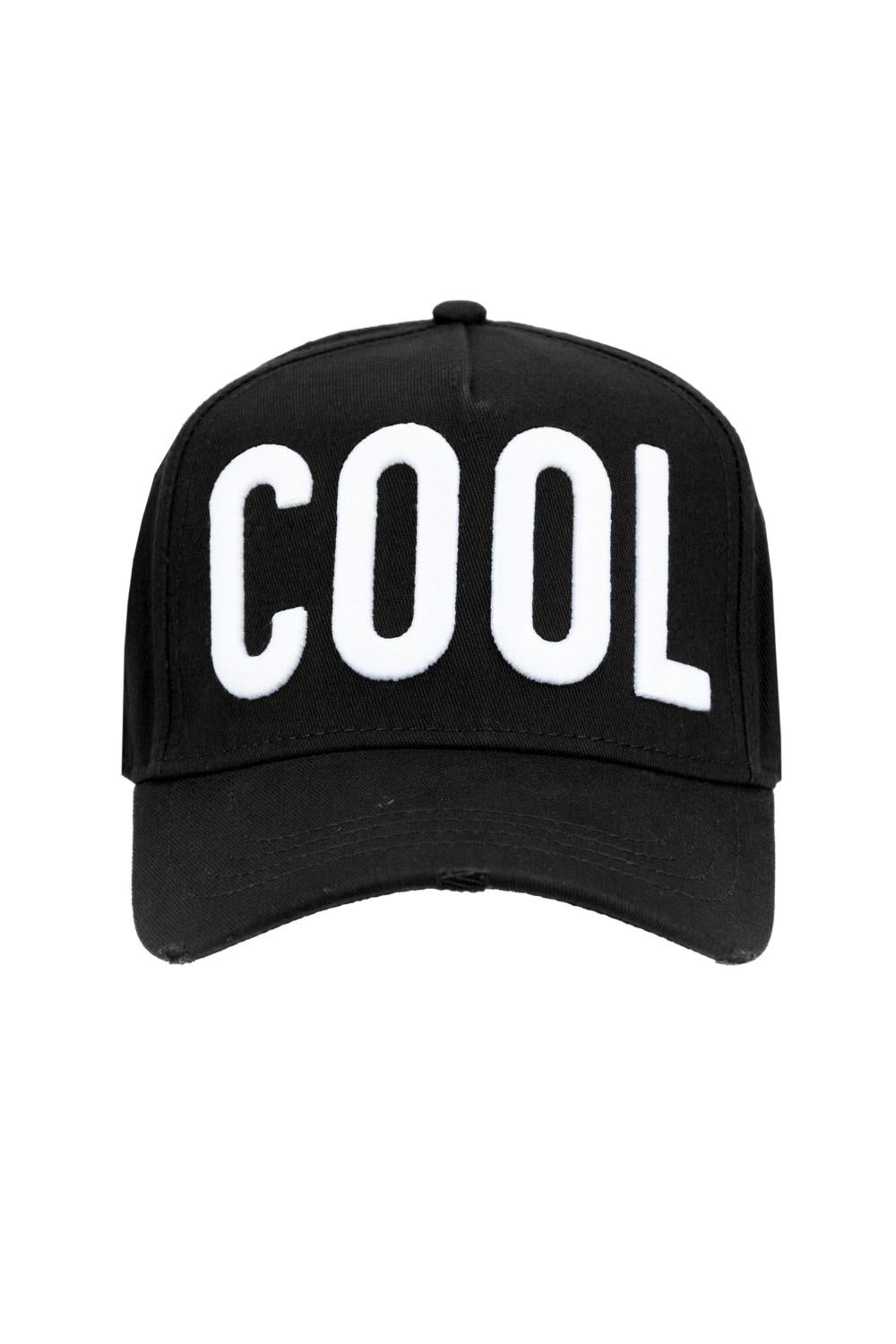 Cappello Baseball Dsquared2 in Gabardine di Cotone BCM0510 05C00001M063NERO Dsquared2 