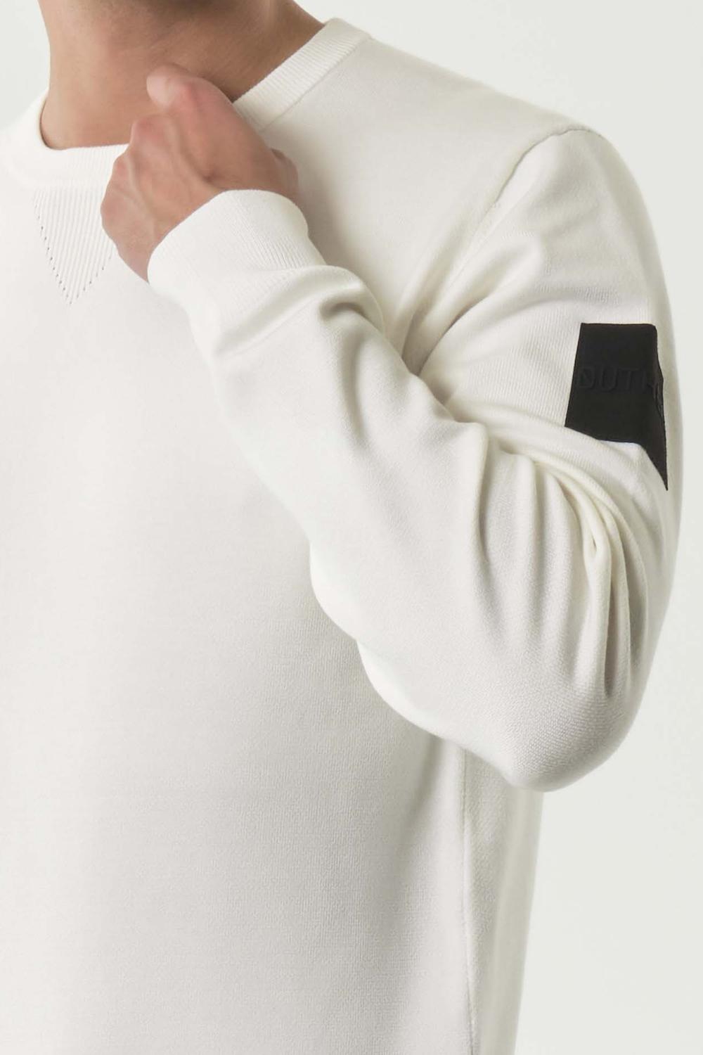 Maglia girocollo Outhere in misto rayon 4650-013 A048OFFWHITE Outhere 