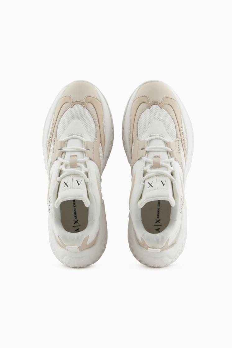 Sneakers chunky con inserti a contrasto Armani Exchange<BR/> XDX120 XV708U626 Armani Exchange 