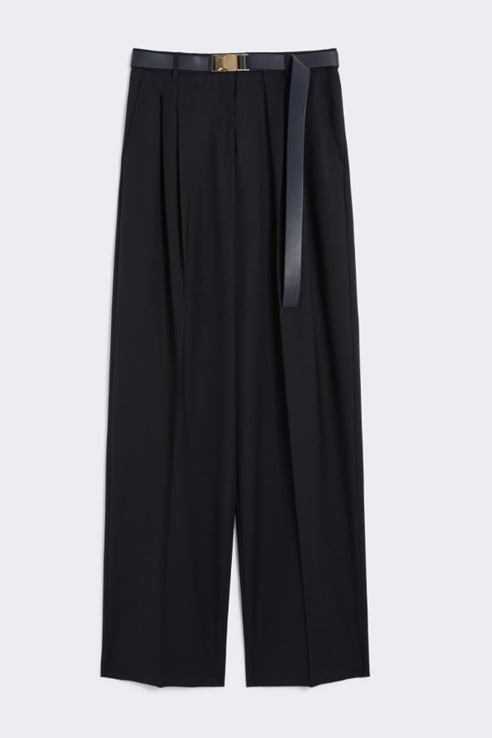 Pantalone in tela di lana<BR/> BERGAMO 001 Max Mara Studio 