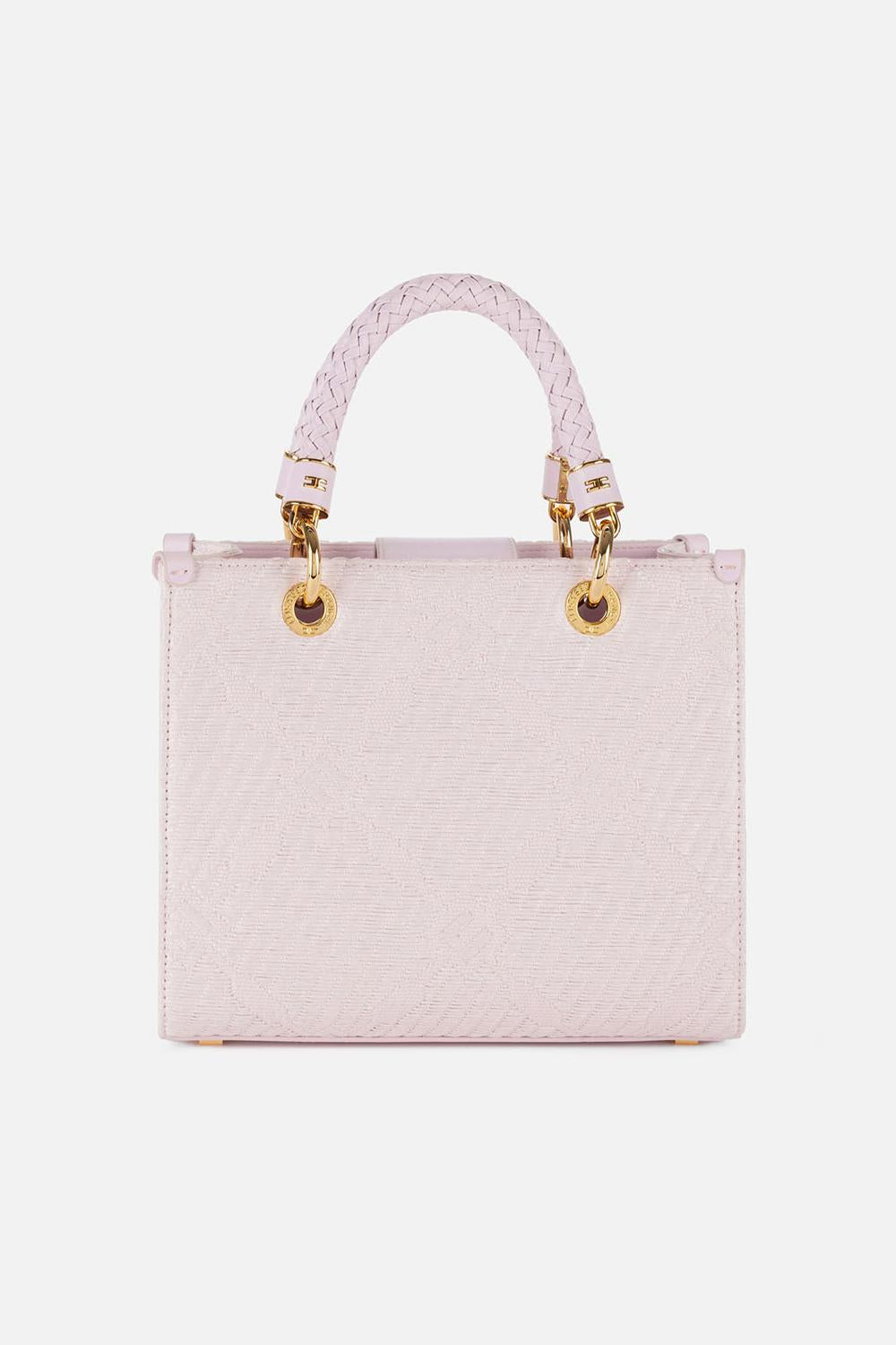 Borsa a mano piccola in tessuto con charms BS13A 51E2544 Elisabetta Franchi 