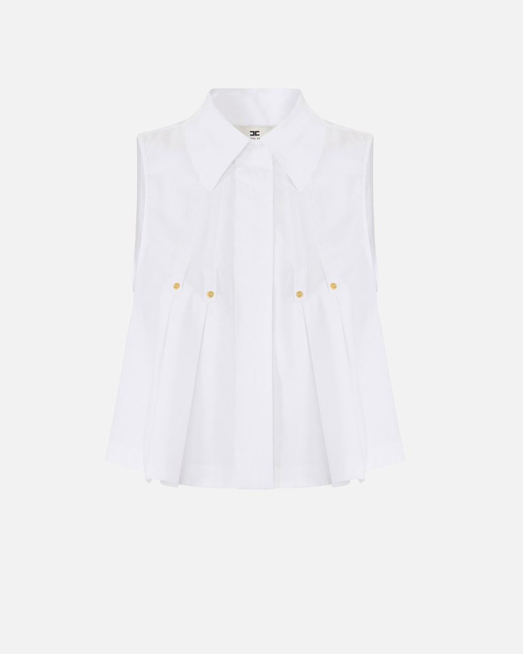 Camicia in popeline di cotone CA163 62E2100 Elisabetta Franchi 