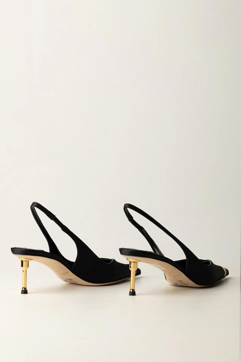 Slingback con tacco scultura SA17L 56E2110 Elisabetta Franchi 