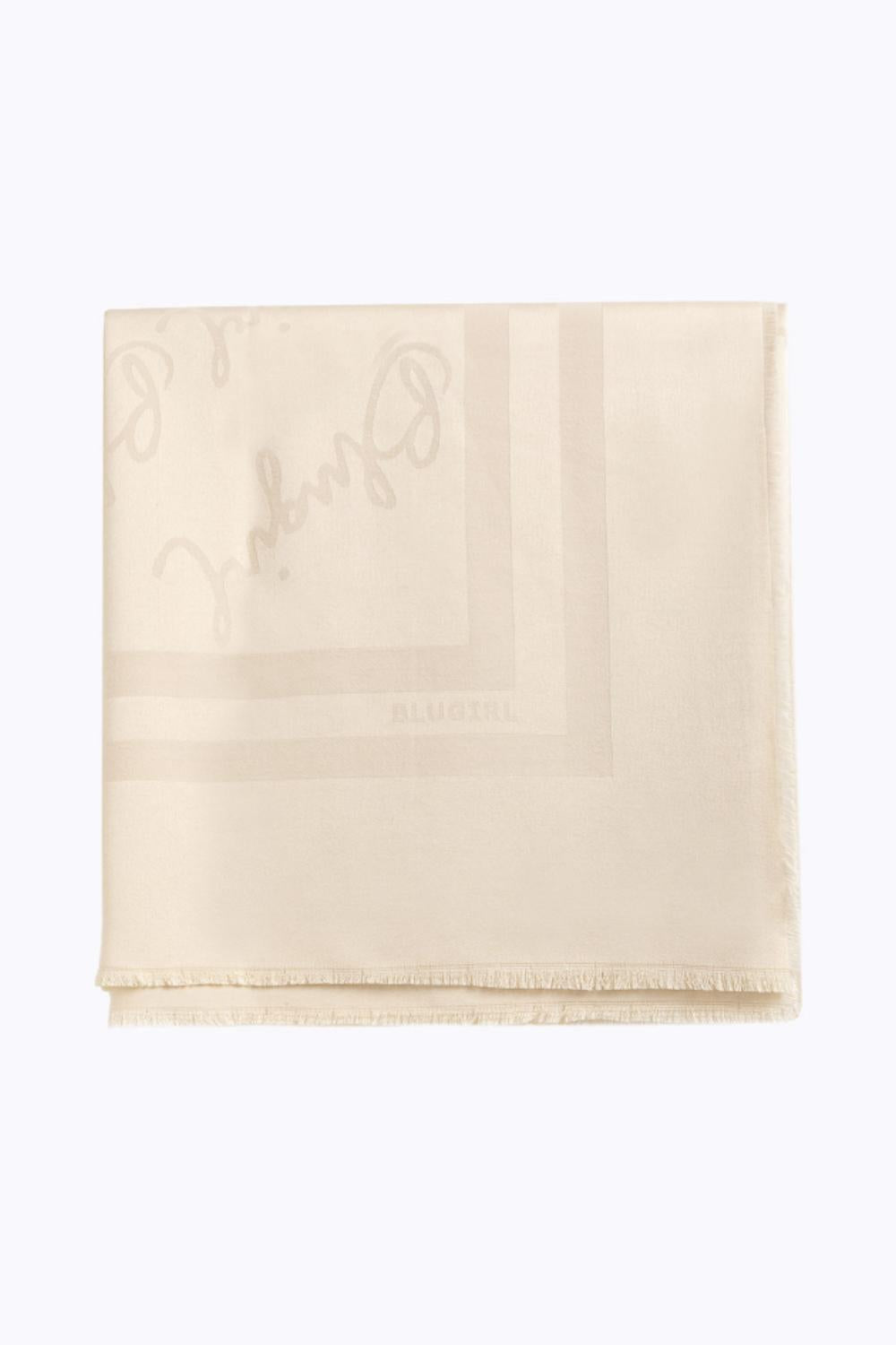 STOLA CON LOGO JACQUARD<BR/> PA5030 T030030907 Blugirl 