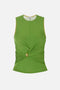 Top Elisabetta Franchi in Jersey con Drappeggio Centrale e Fermanodo Gioiello<BR/> TO037 61E2EV3 Elisabetta Franchi 