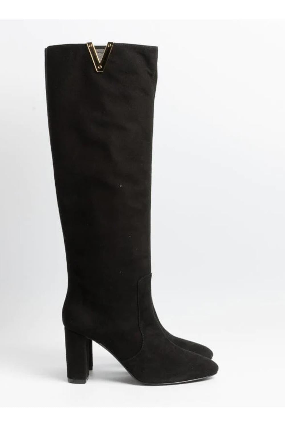 STIVALE SANTA MONICA CON TACCO ALTO<BR/> 3865 CAMOSCIONERO Via Roma 15 