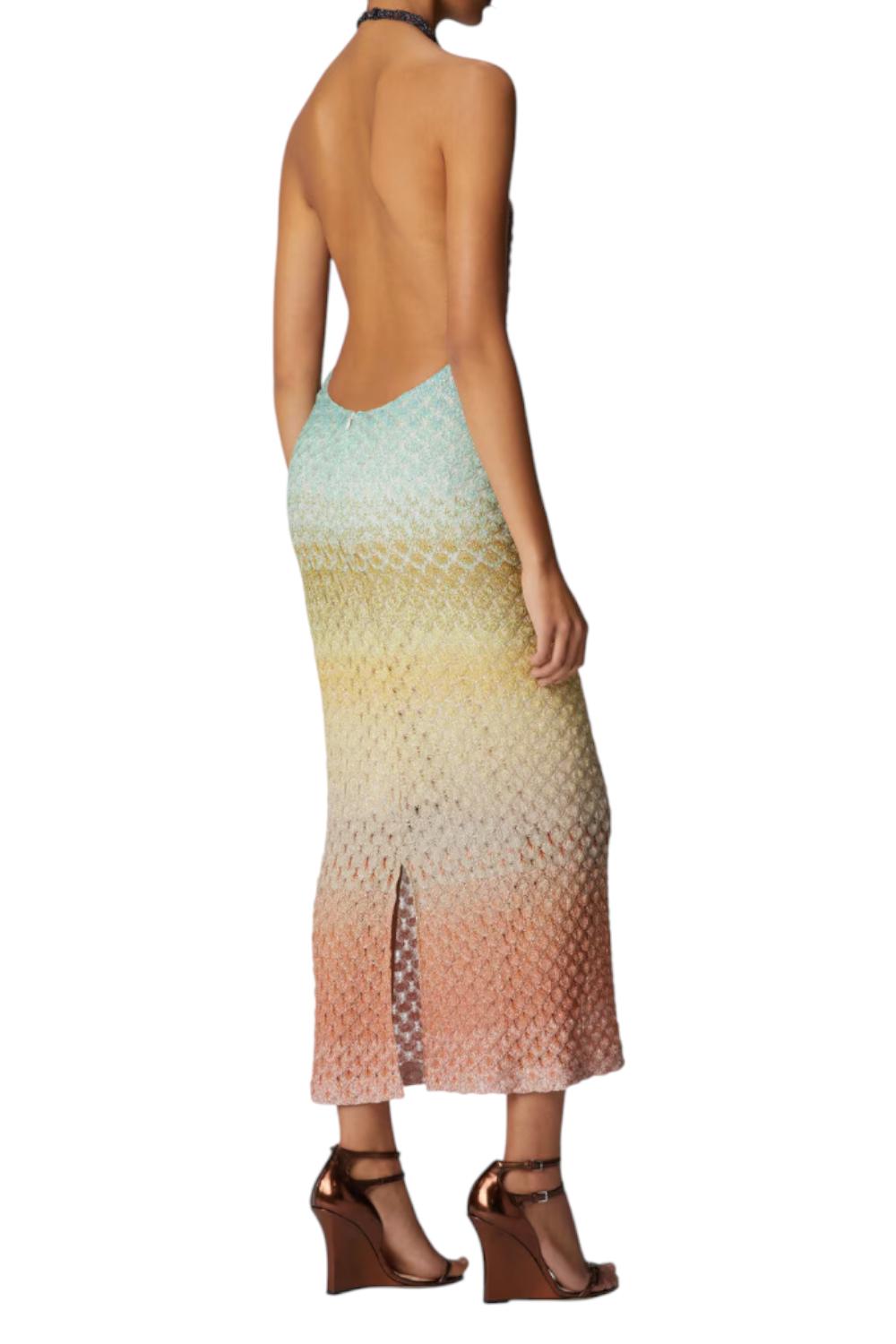 Abito midi dégradé con scollo allamericana<BR/> DS25SG3Z BR0134S6153 Missoni 