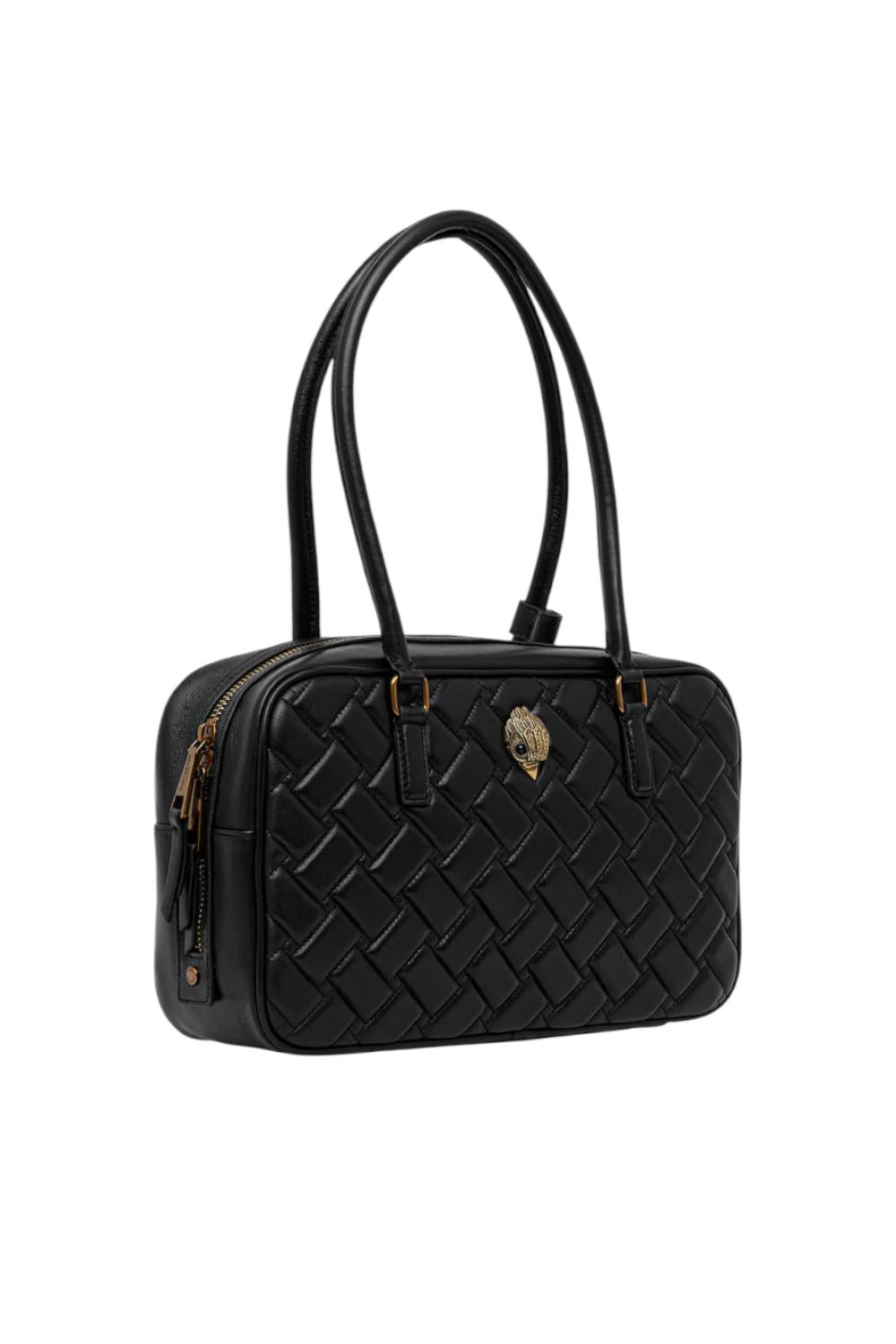 Borsa a Mano in pelle<BR/> 4702000109 /BLACK Kurt Geiger London 