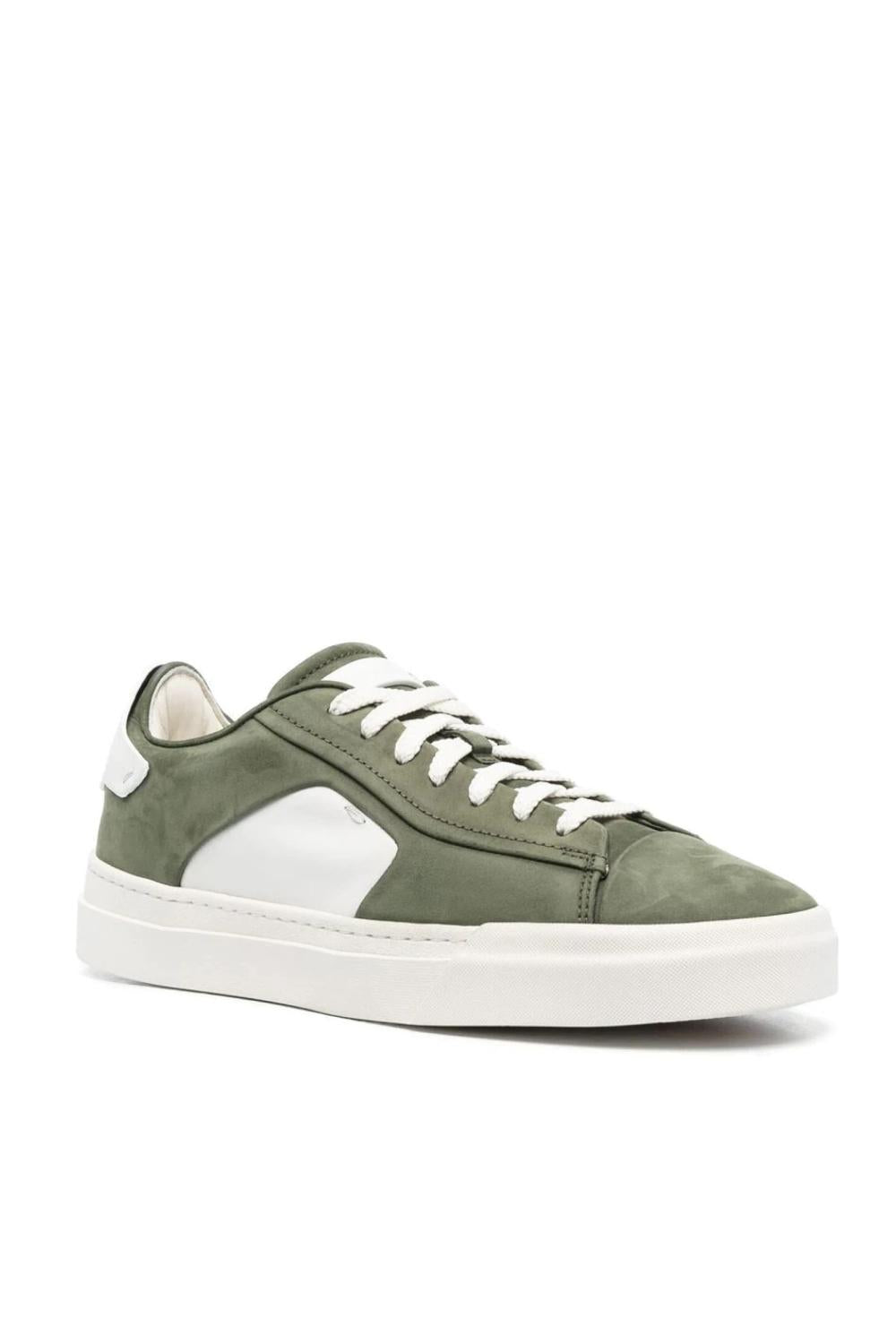 Sneakers Darts Santoni in Nabuk Verde Militare MBGT21553PNNGNTFV52 VERDE MILITARE Santoni 