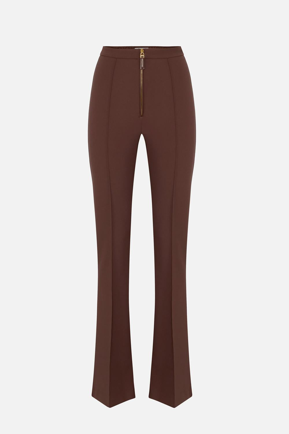 Pantaloni in doppio crêpe<BR/> PA122 56E2EA3 Elisabetta Franchi 