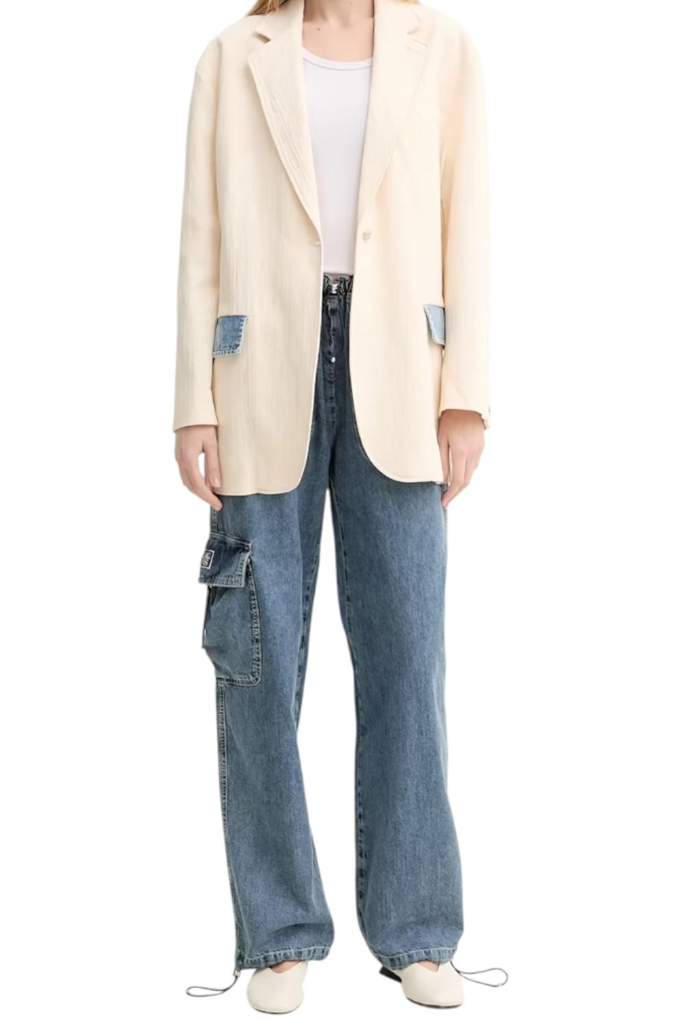 Jeans ballon in denim Moschino Jeans<BR/> 0320 37211294 Moschino Jeans 