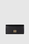 Portafoglio grande con placca logo in metallo<BR/> PF02A 51E2110 Elisabetta Franchi 