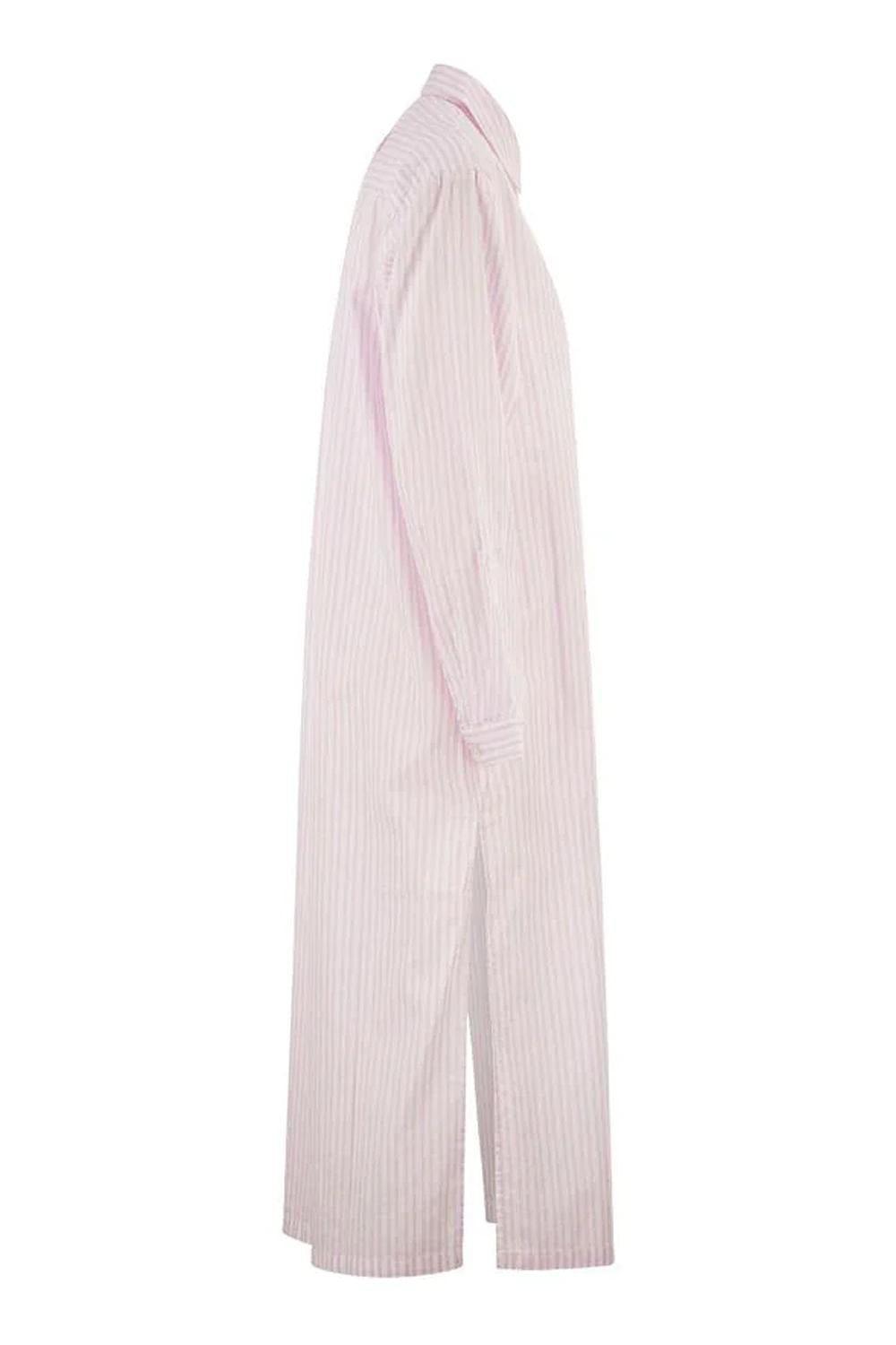 Adeline - Camicia Lunga a righe<BR/> ADN0001 -01065L Mc2 Saint Barth 