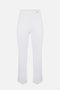 Pantaloni in doppio crêpe stretch con logo charm PA168 61E2360 Elisabetta Franchi 