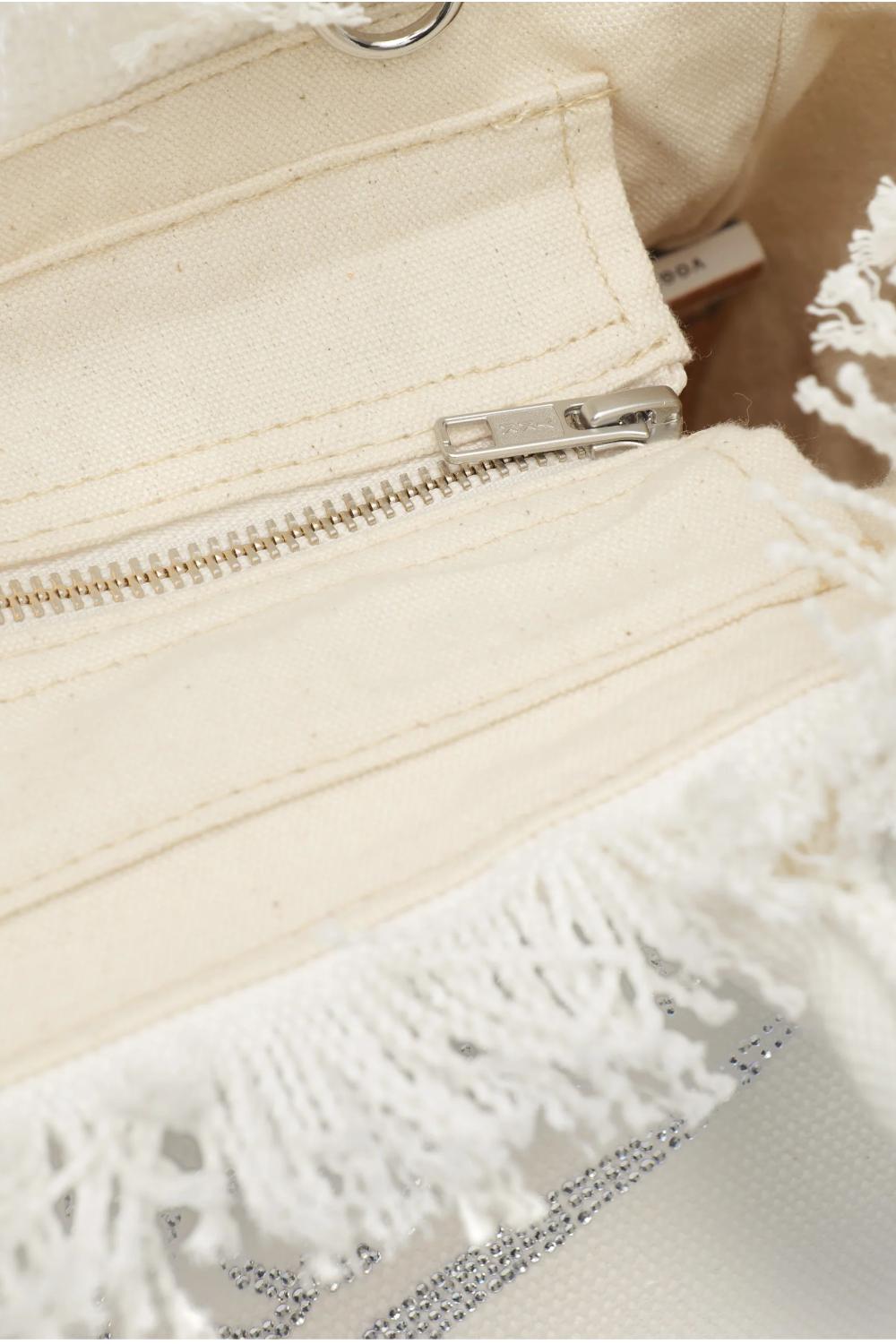 Borsa Colette in canvas di cotone COL0001 /01542H Mc2 Saint Barth 