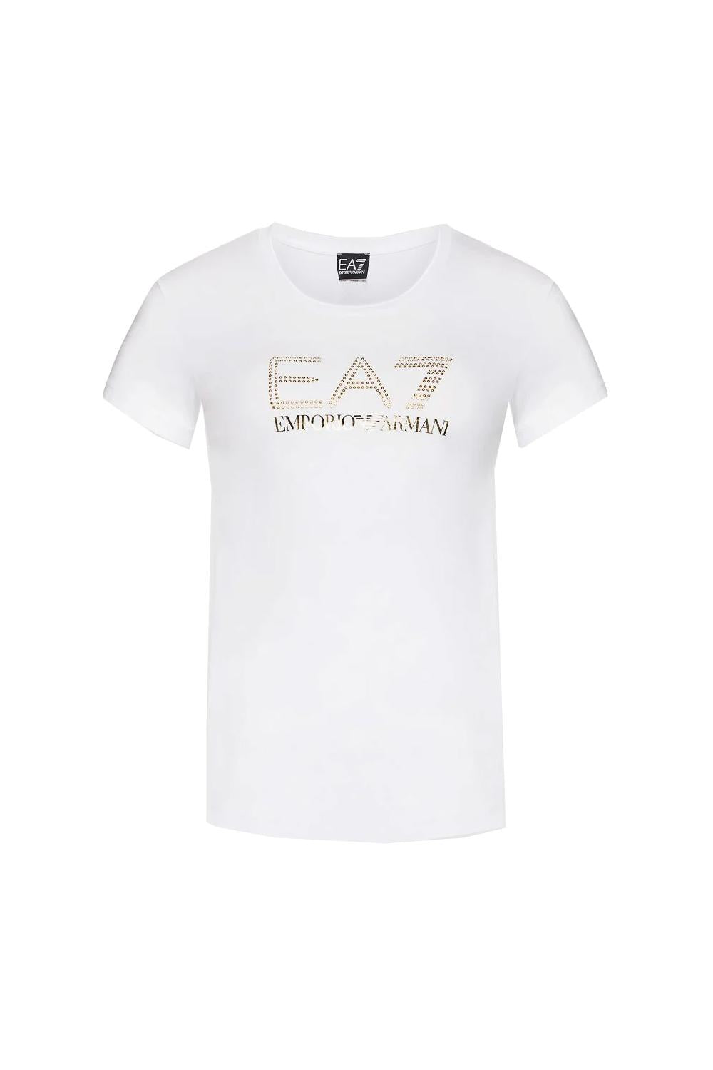 T-shirt a maniche corte Evolution EA7 in cotone e modal stretch<BR/> 8NTT67 TJDQZ1100 EA7 Emporio Armani 