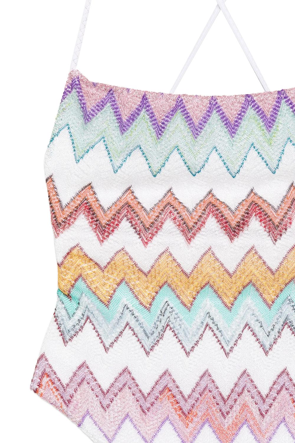 Costume intero Missoni con motivo a chevron MC25SP01 BR014KSM9X5 Missoni 