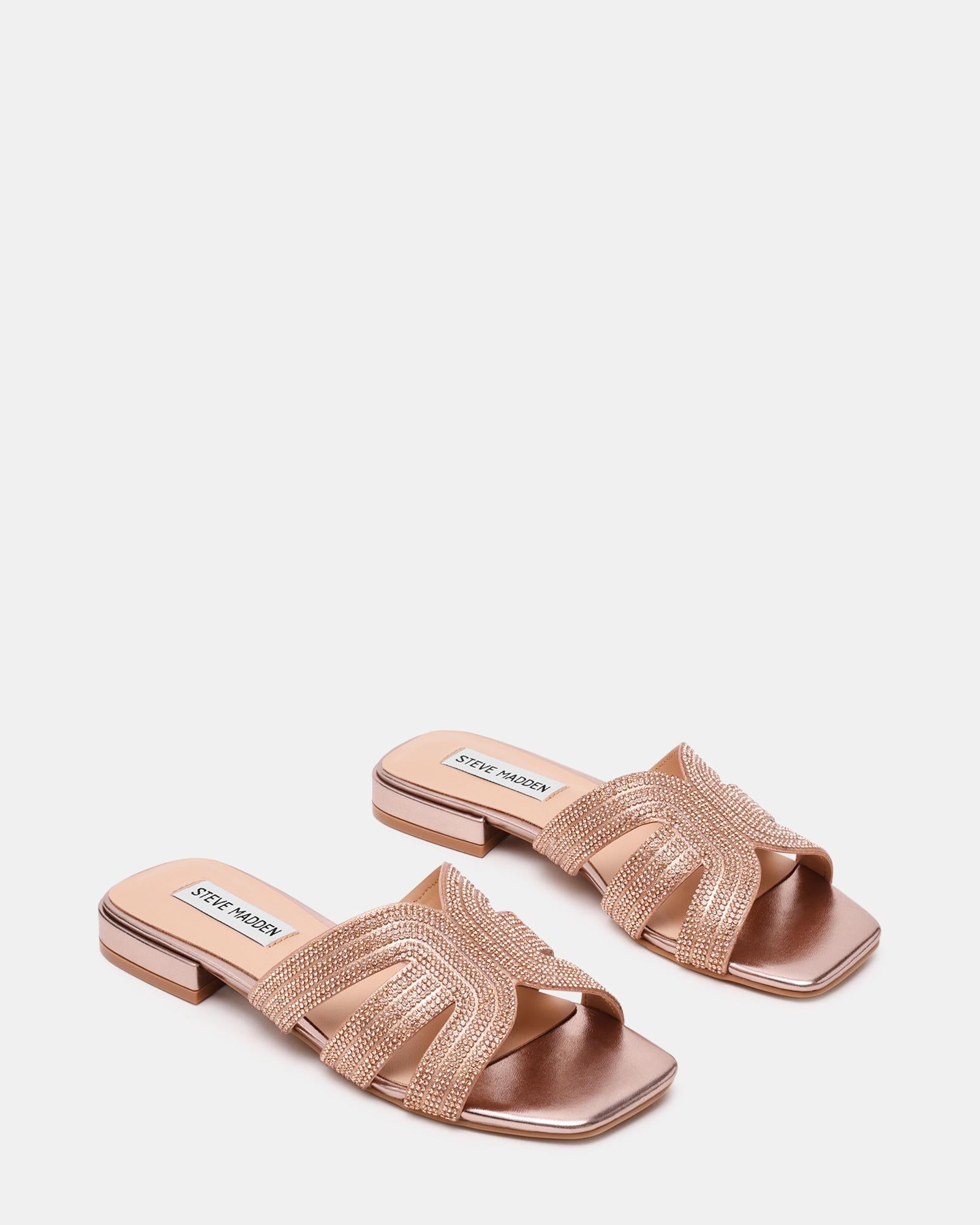 SEQUEL - sandalo basso con strass SEQUEL ROSE GOLD Steve Madden 
