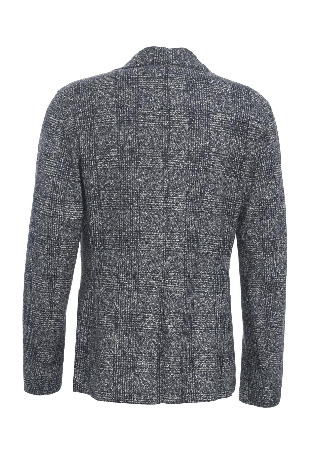 Giacca Monopetto in Lana e Seta Blu MARDEN178 BLU Bob 