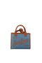 Borsa "Vanity Bag Midi" Sanit Barth in denim VANMD001 -01515L Mc2 Saint Barth 