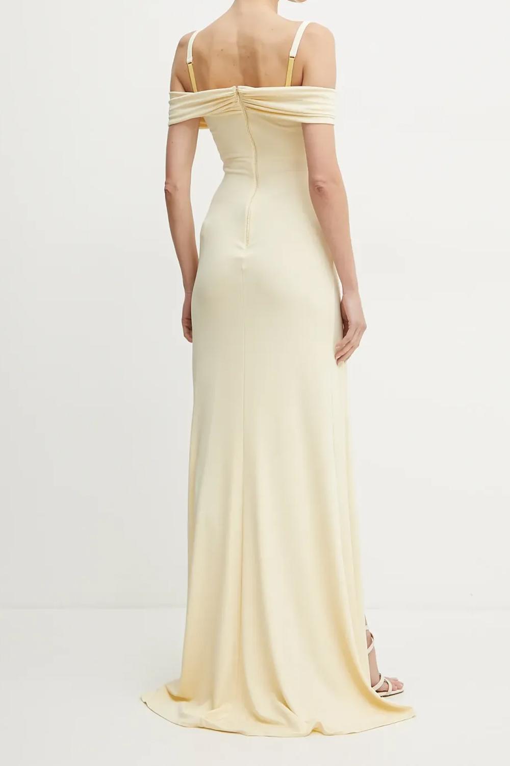 Abito Red Carpet in jersey crêpe con corsetto<BR/> ABR08 51E2DC7 Elisabetta Franchi 