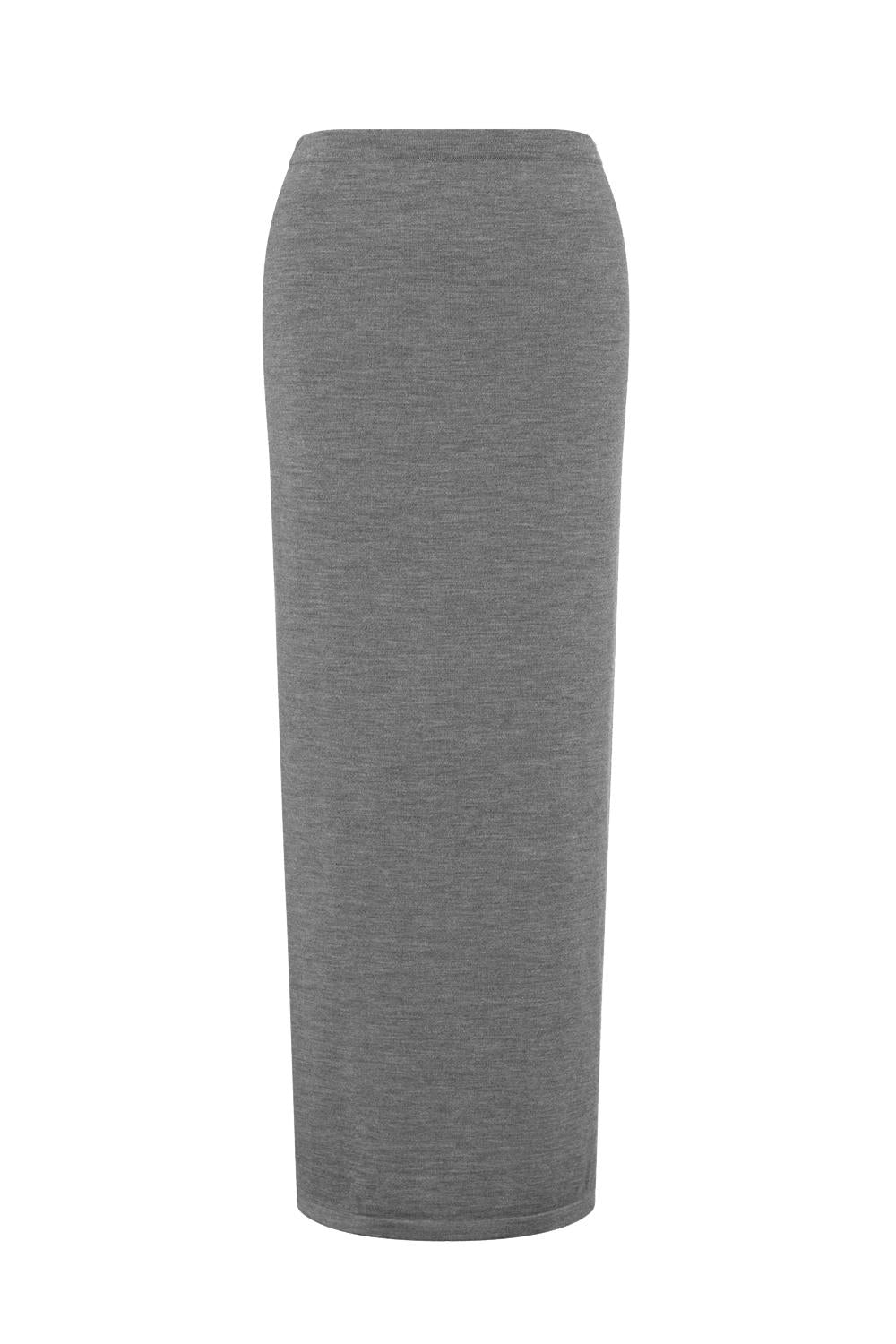 Gonna bicolor in lana merino extrafine<BR/> 0186 54011485 Moschino Couture 