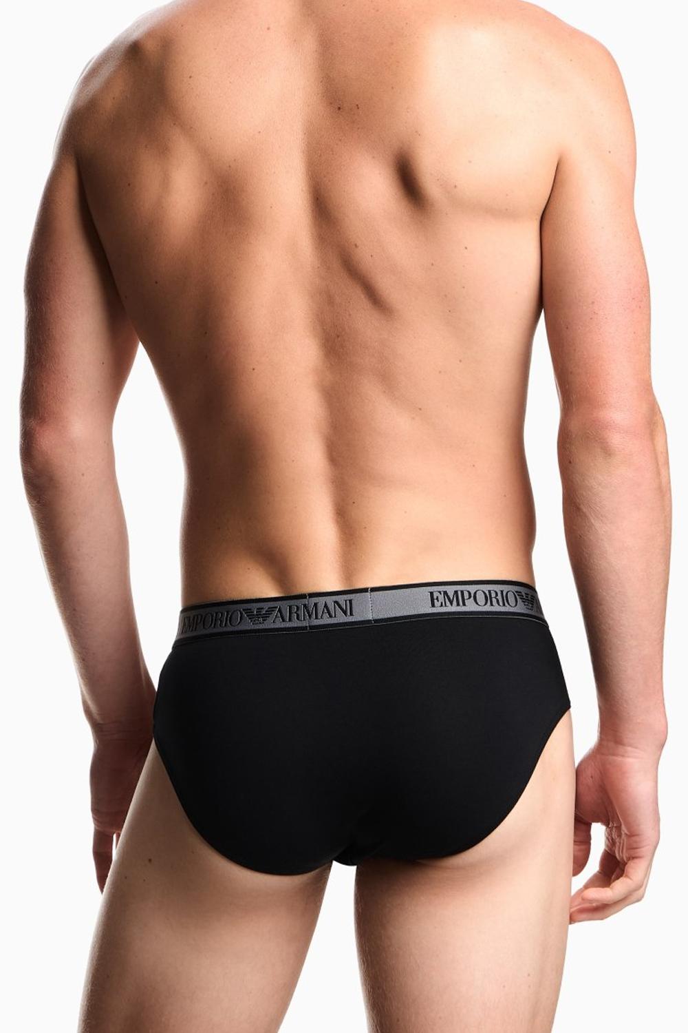 Tripack Slip EA7 in Cotone Morbido e Confortevole EM000258 AF10779MC406 Emporio Armani 