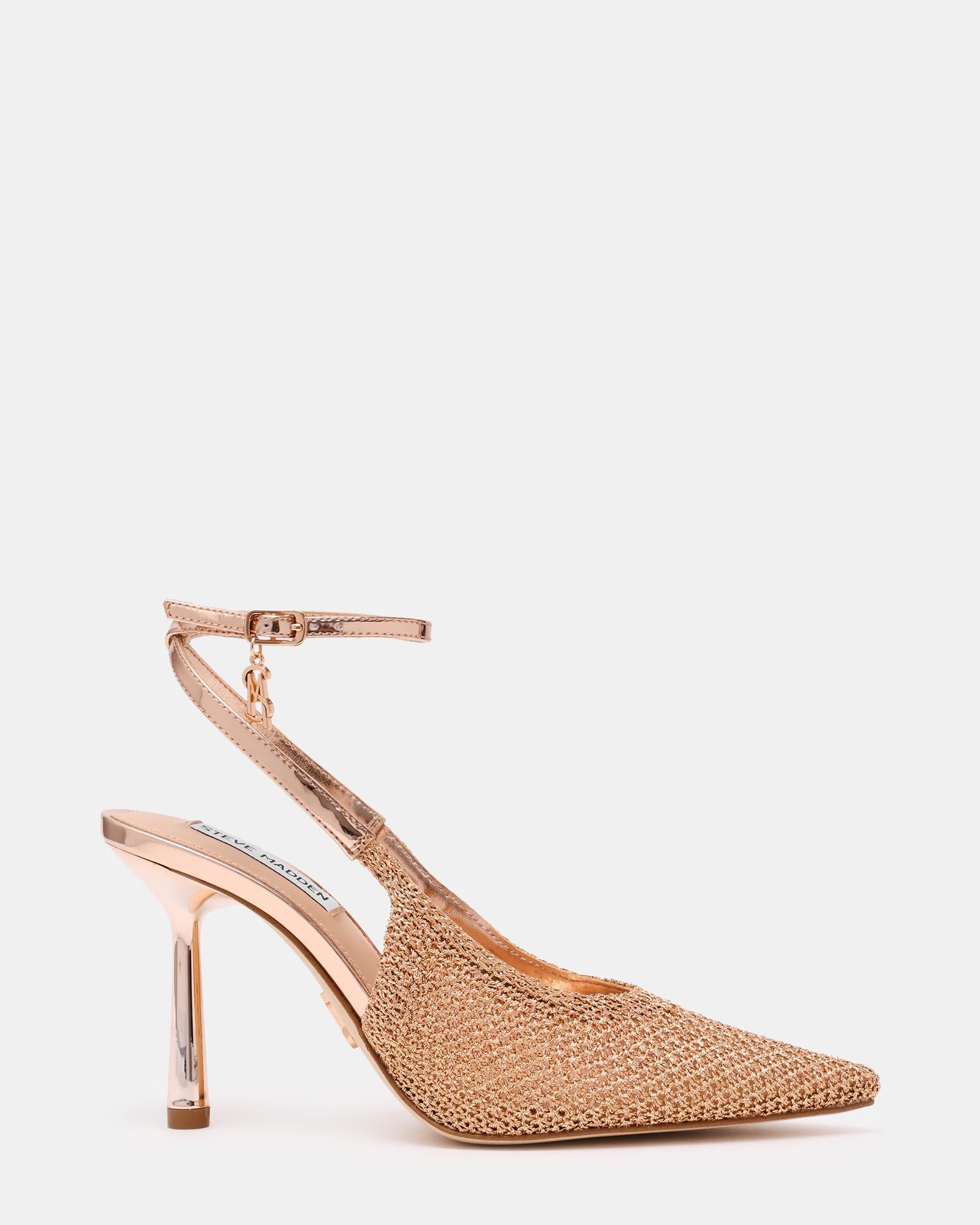 Décolleté con allacciatura alla caviglia ASCENSION ROSE GOLD Steve Madden 