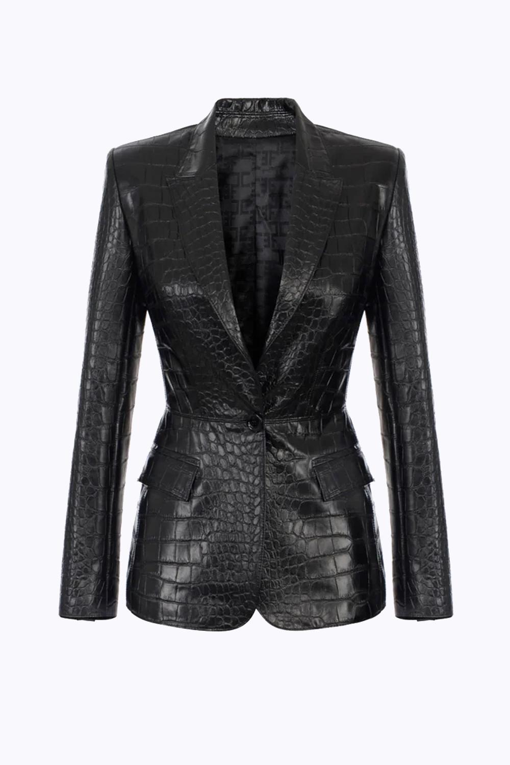 Giacca con stampa cocco GI191 58E2110 Elisabetta Franchi 