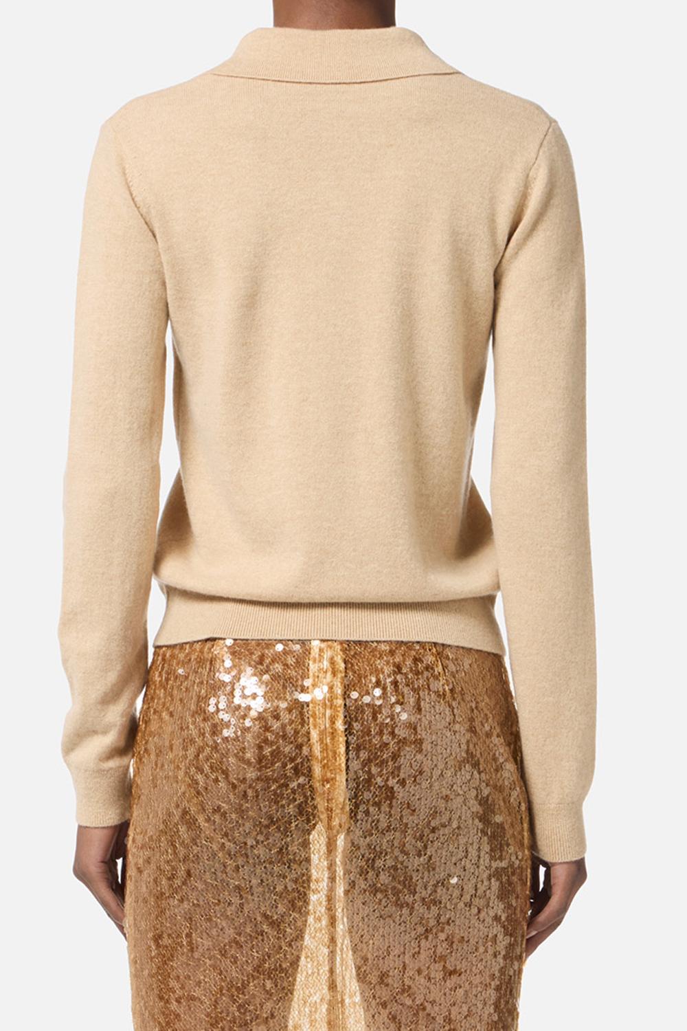 Maglia in misto cachemire MK31S 57E2EN1 Elisabetta Franchi 