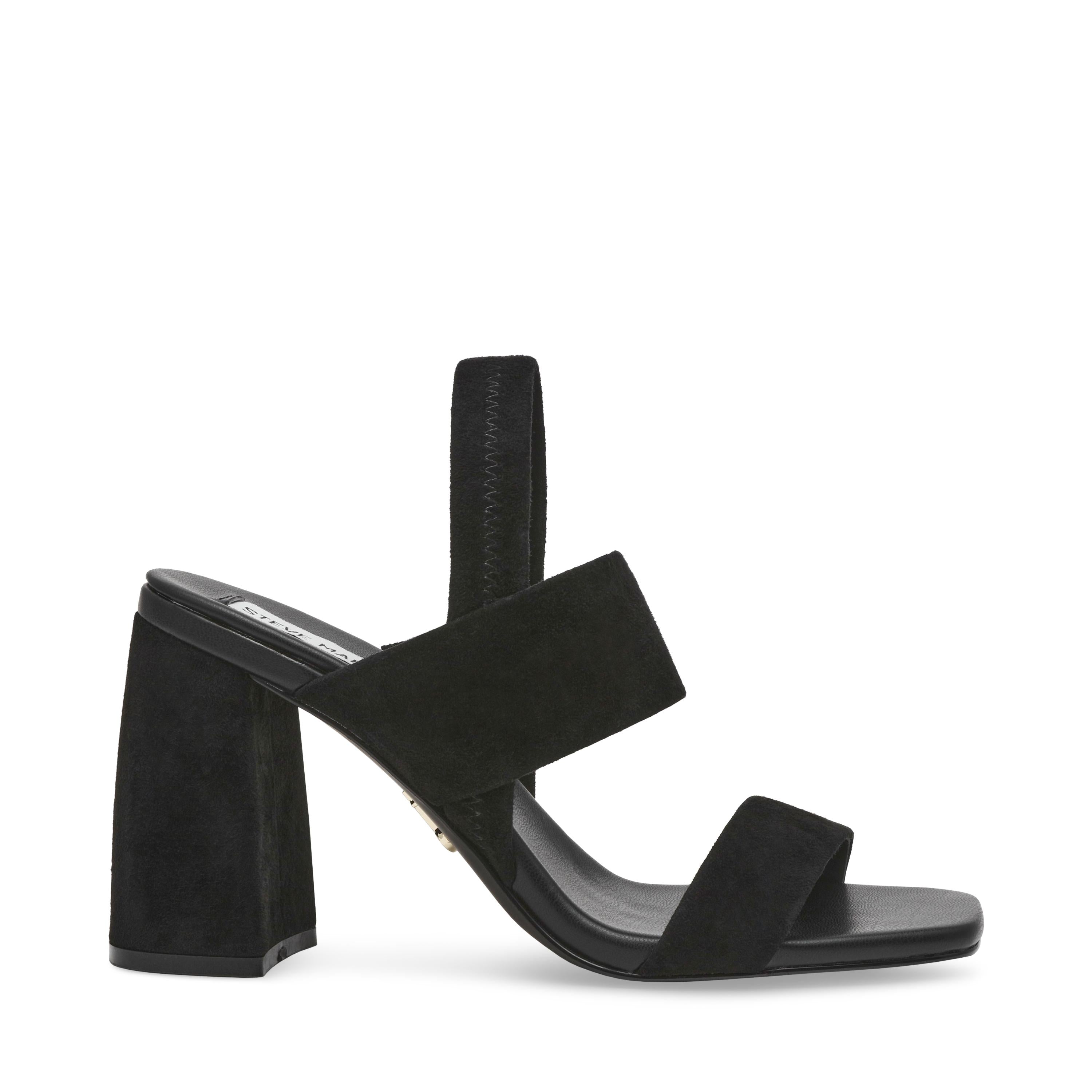  MAIZIE BLACK SUED Steve Madden 
