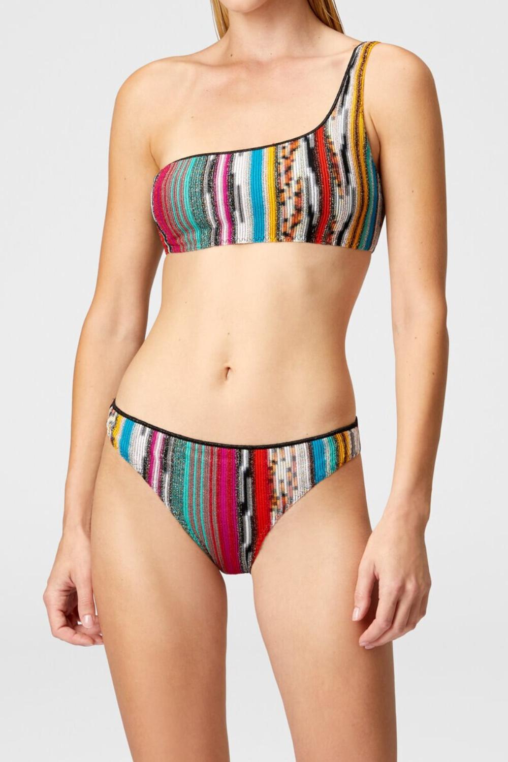 Bikini monospalla in viscosa fiammata lamé<BR/> MC23SP02 BR00ZZS208H Missoni 
