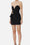 Flowing crepe dress with macro bow<br>