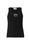 Stretch cotton tank top with logo<br>