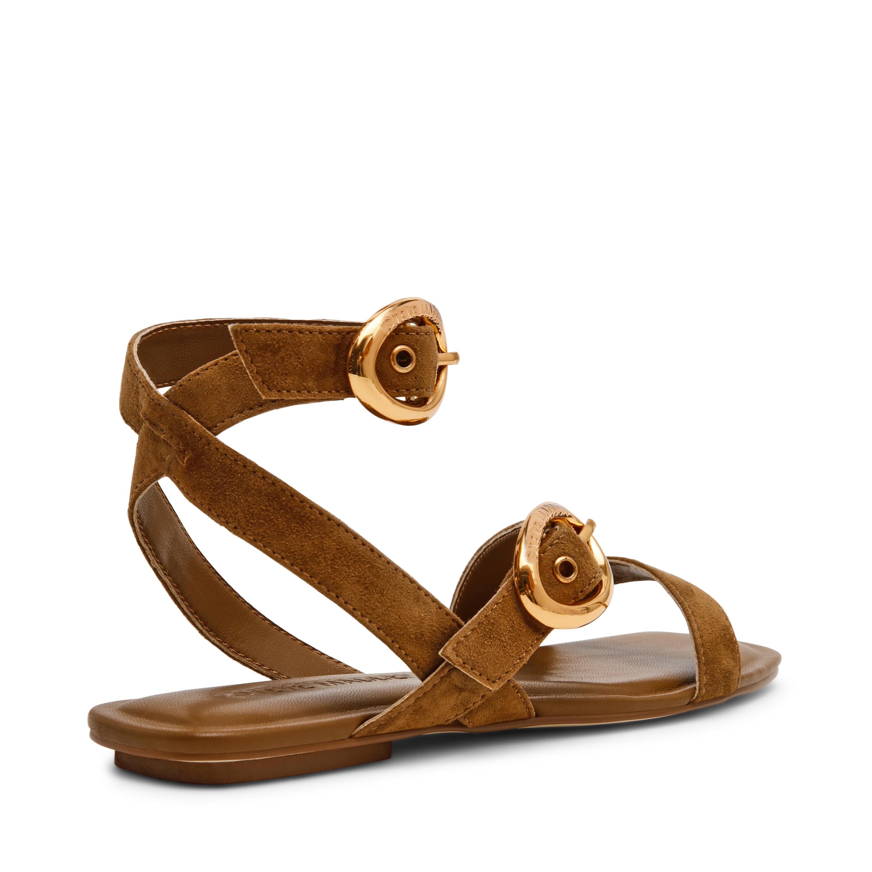 KARMIN - sandalo basso con fibbie KARMIN CHSNUT SUEDE Steve Madden 