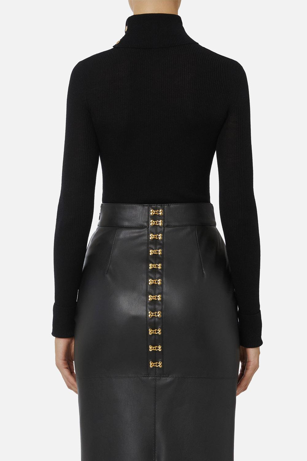 Dolcevita con dettaglio lettering MK43B 57E2110 Elisabetta Franchi 