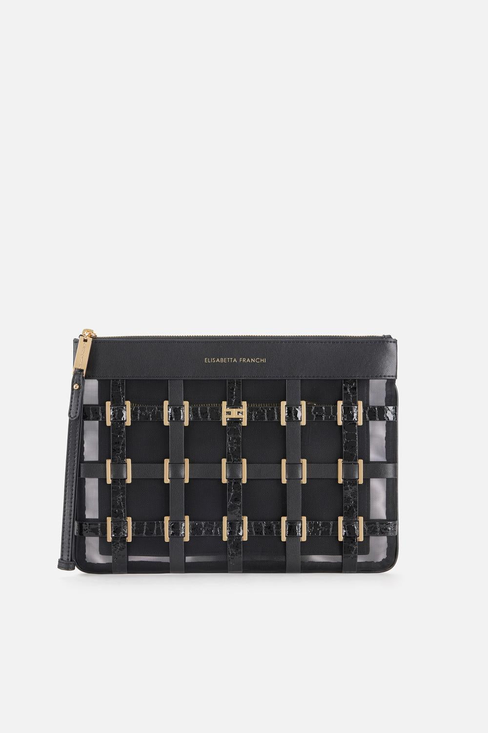 Busta a rete con anelle BS03A 62E2110 Elisabetta Franchi 
