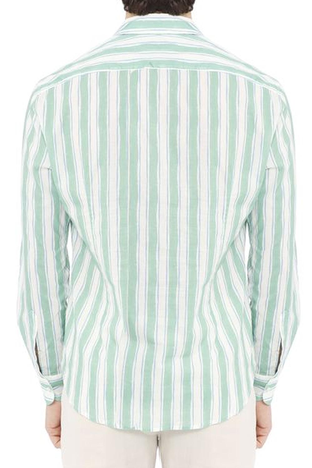 Camicia Sikelia in Cotone a righe SIK0001 -01160L Mc2 Saint Barth 