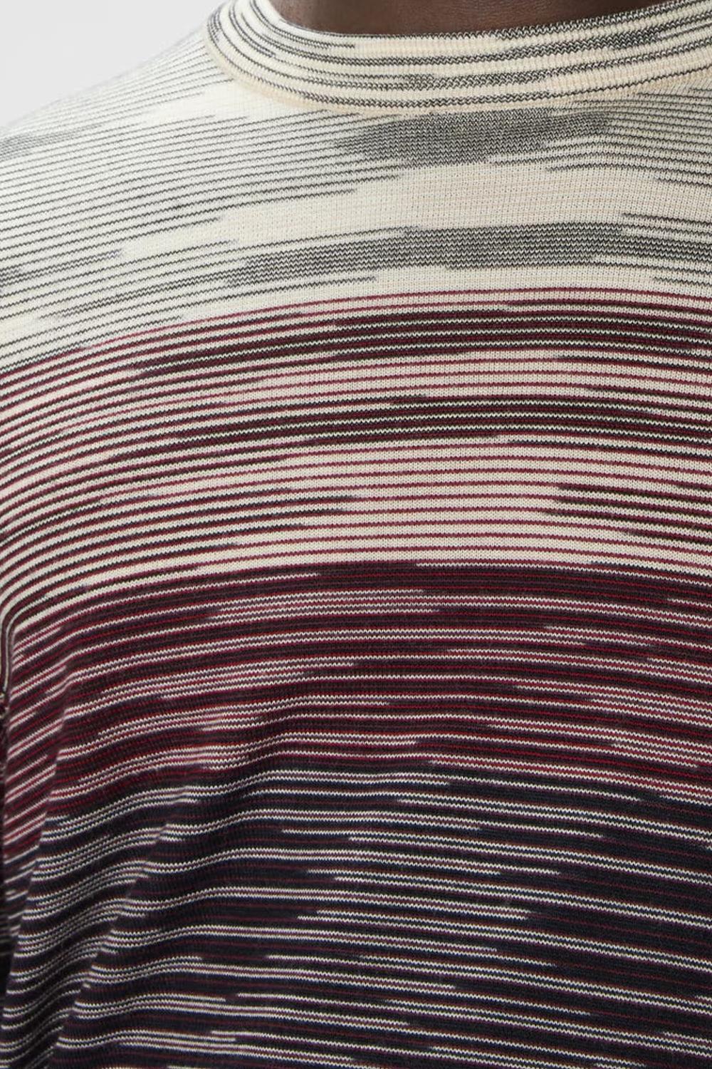 Maglia girocollo in pura lana fiammata<BR/> US25WN0T BK015US80DU Missoni 