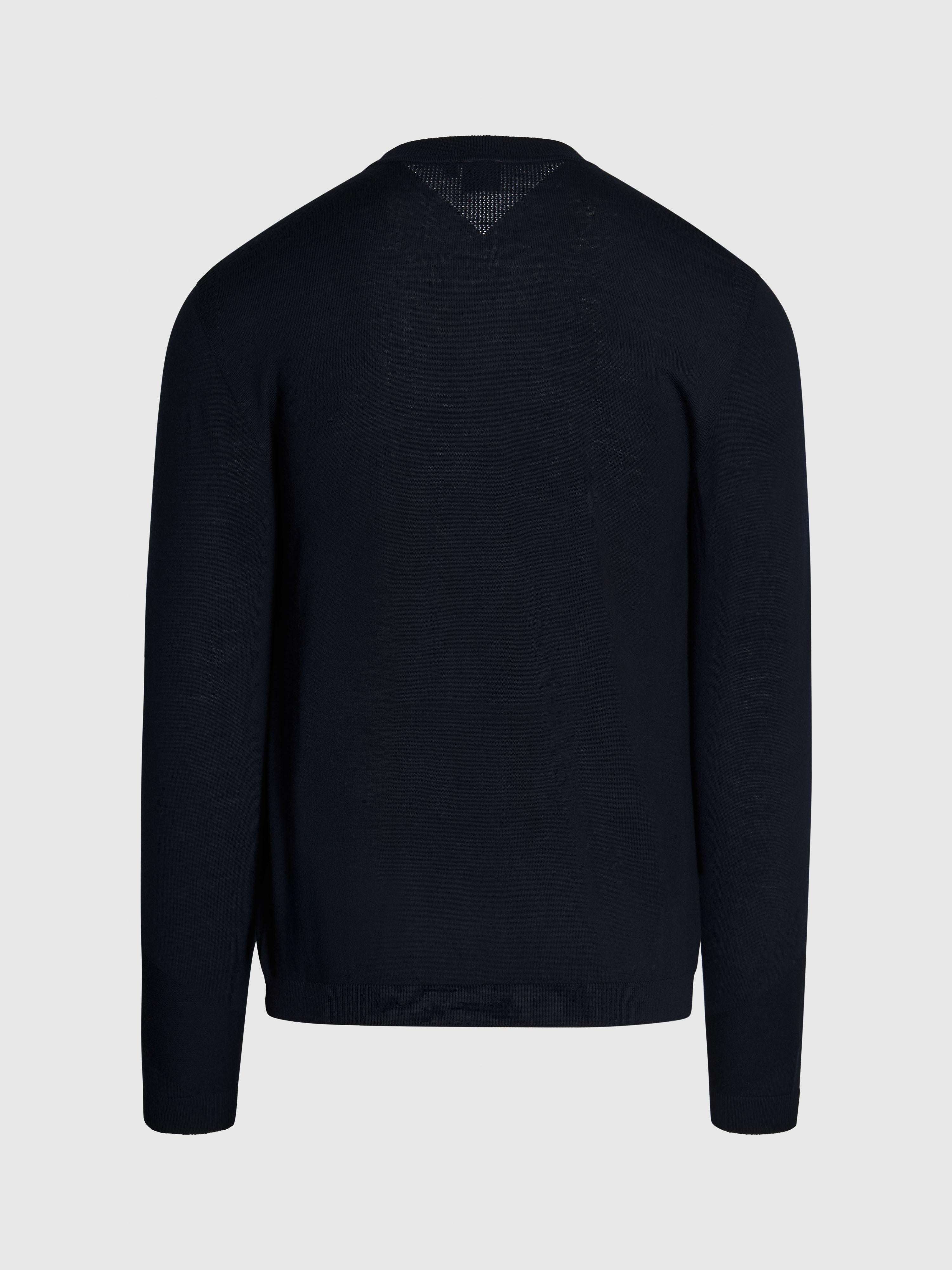 Maglione girocollo in maglia 3D di lana senza cuciture ATA255410 F803 Alpha Tauri 
