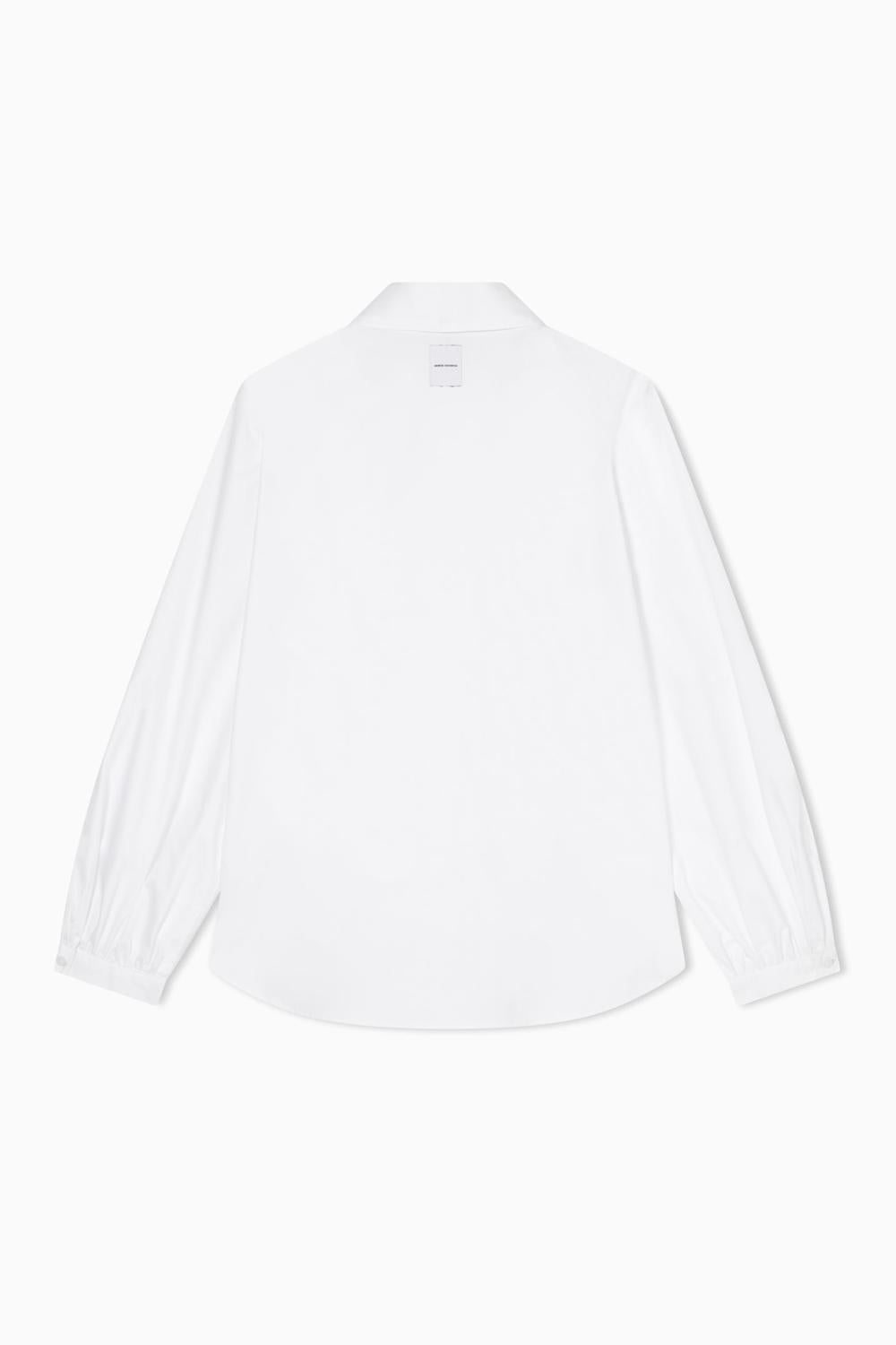 Camicia oversize in popeline di cotone biologico XW001755 AF12812U0002 Armani Exchange 
