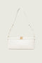 Borsa Elisabetta Franchi in Materiale Sintetico Effetto Naplak con Logo Dorato BS17A 61E2193 Elisabetta Franchi 