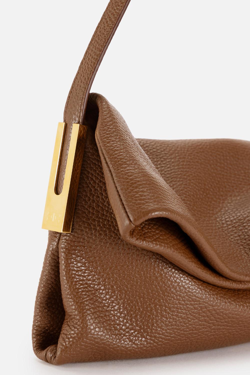 Borsa a spalla in pelle<BR/> BS48N 56E2EA3 Elisabetta Franchi 