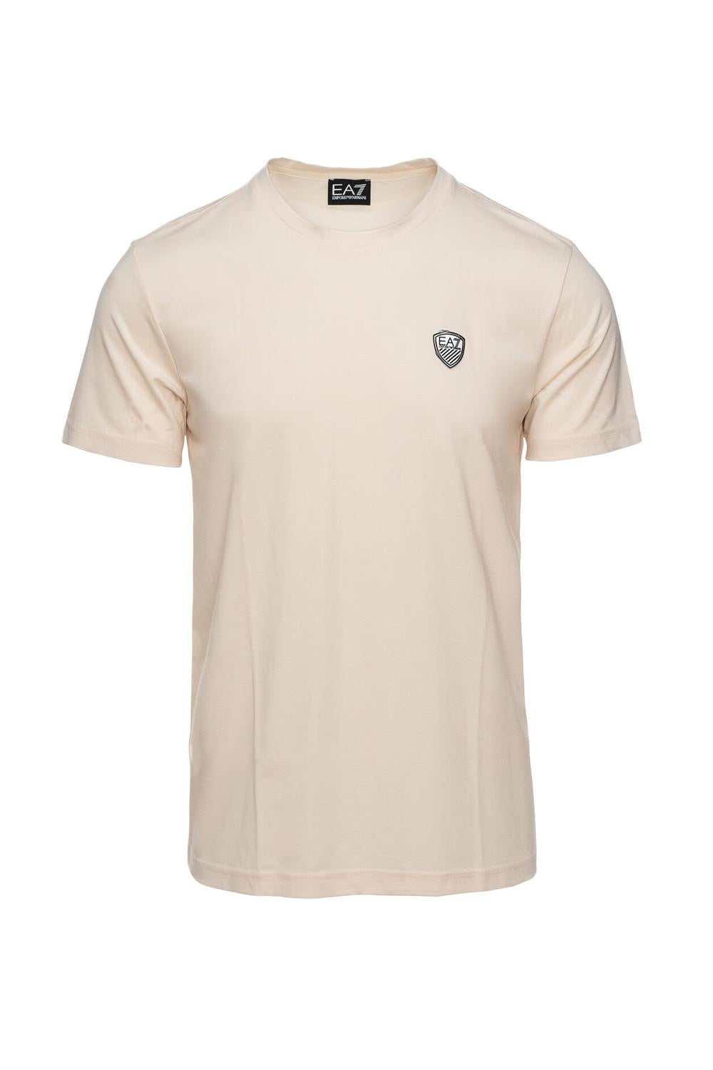 T-shirt girocollo Premium Shield in misto viscosa stretch EA7<BR/> 8NPT16 PJRGZ1713 EA7 Emporio Armani 