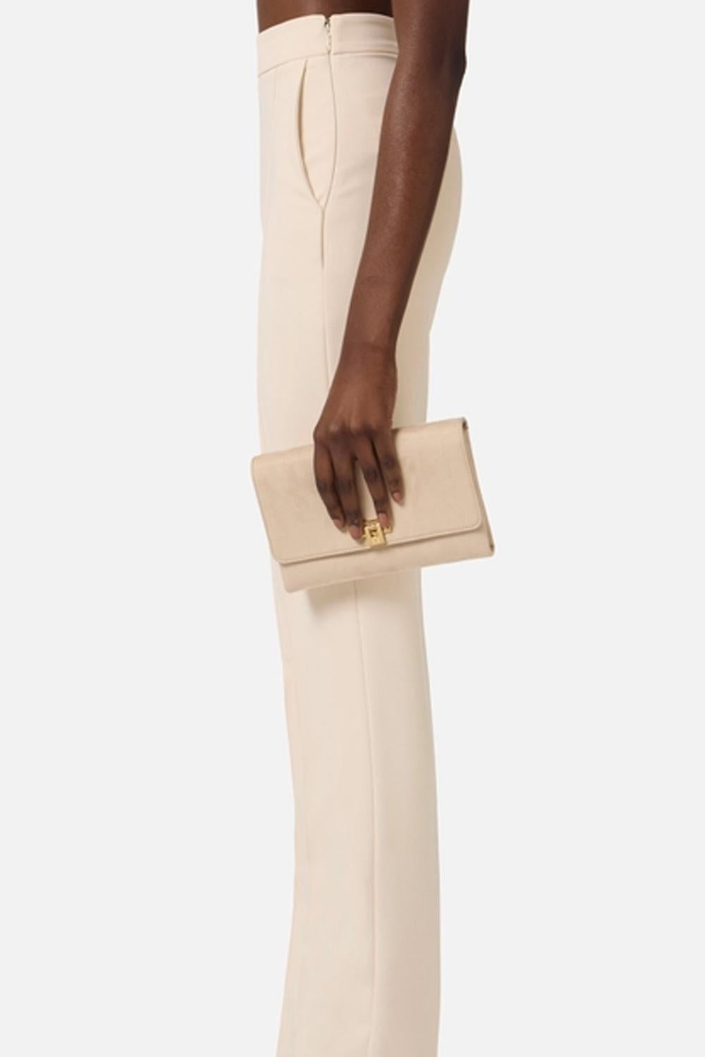 Borsa a tracolla in suede BS64A 61E2135 Elisabetta Franchi 