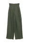 Pantalone 100% lino MSTMATERIA 037VERDE KAKI Max Mara Studio 