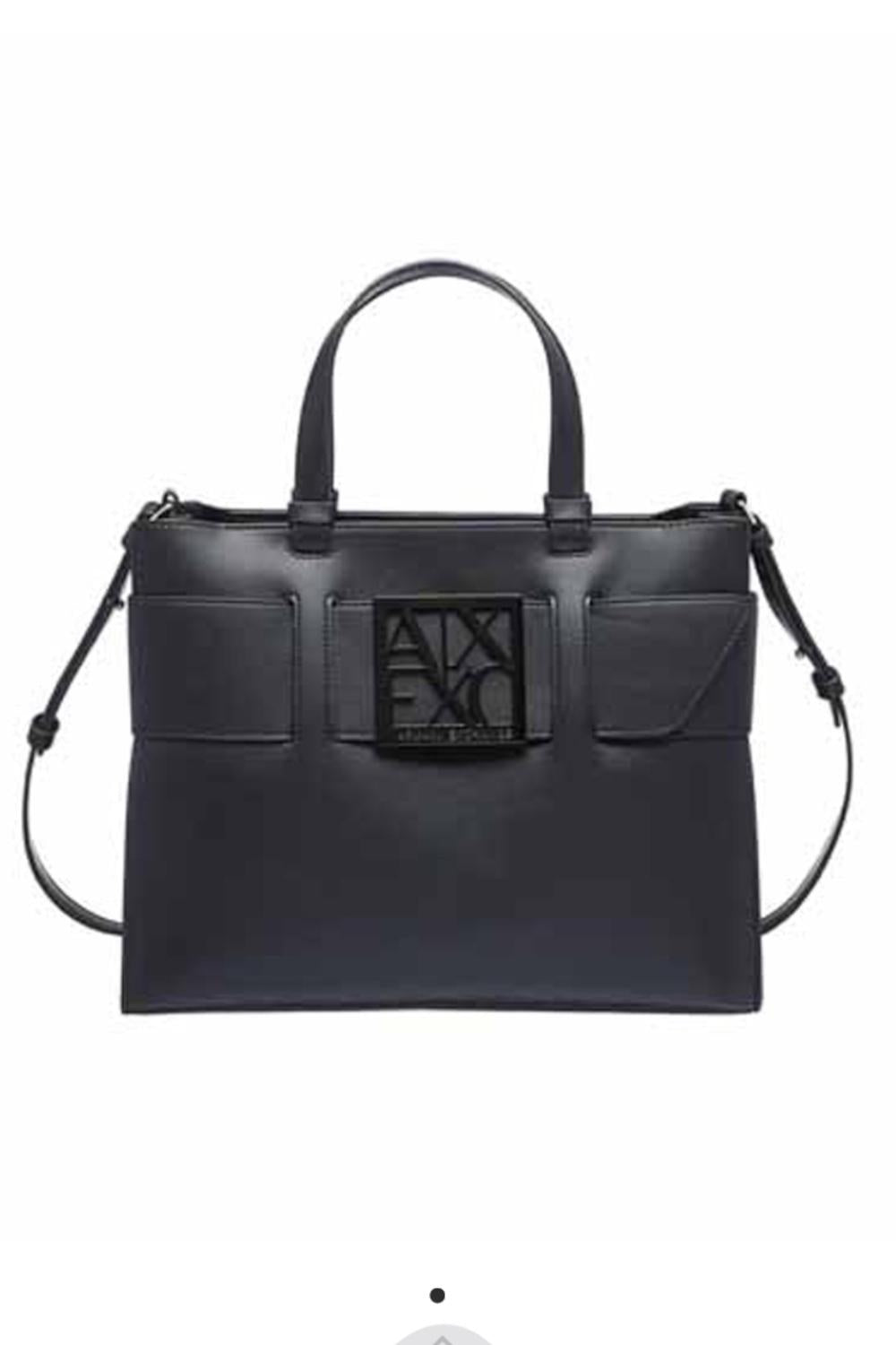 Tote bag grande con doppi manici e tracolla 942689 0A87400020 Armani Exchange 