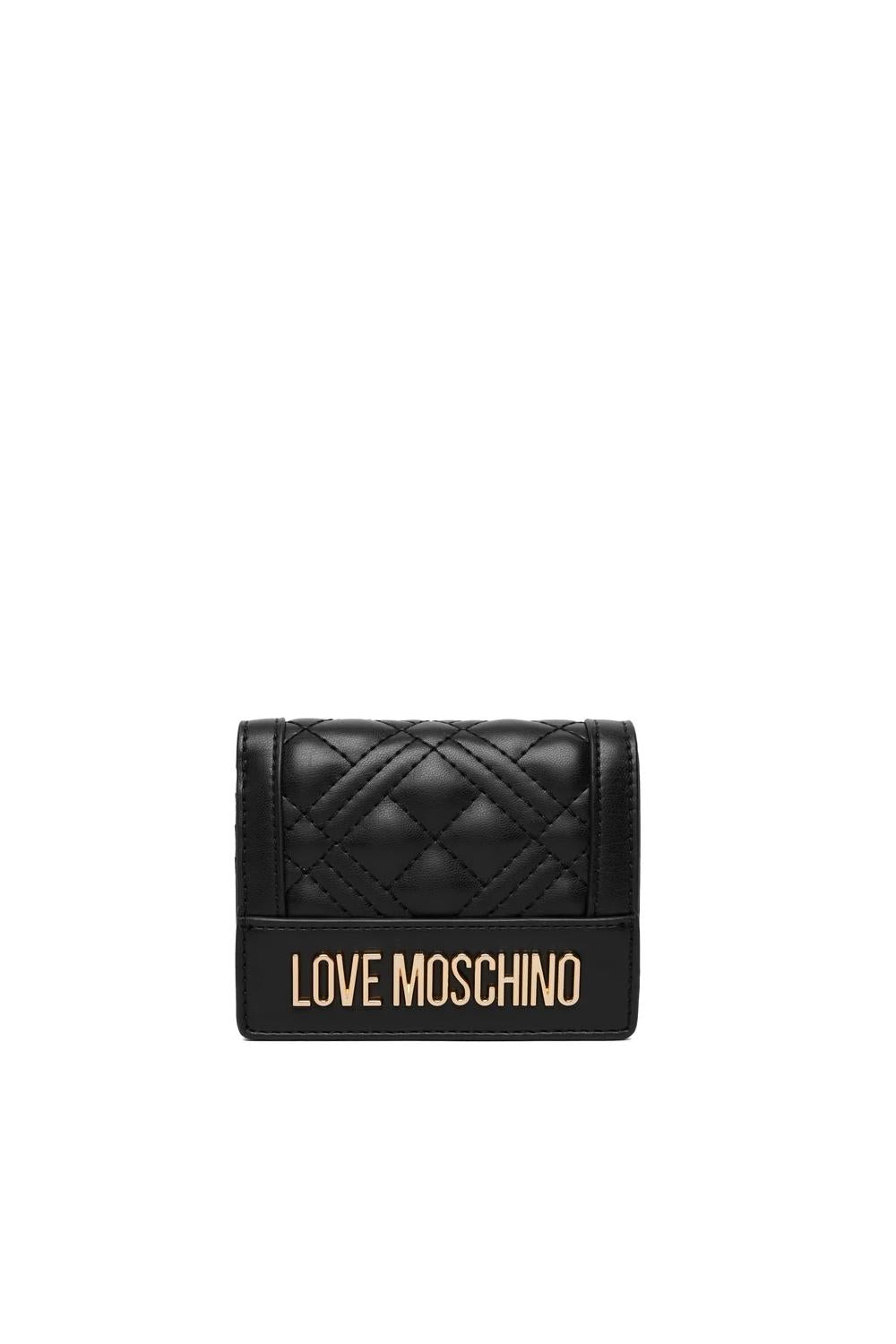 Portafoglio con zip trapuntato con logo JC5601PP1O LA0000 Love Moschino 