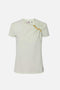 T-shirt in jersey con spilla gioiello<BR/> MA028 51E2124 Elisabetta Franchi 