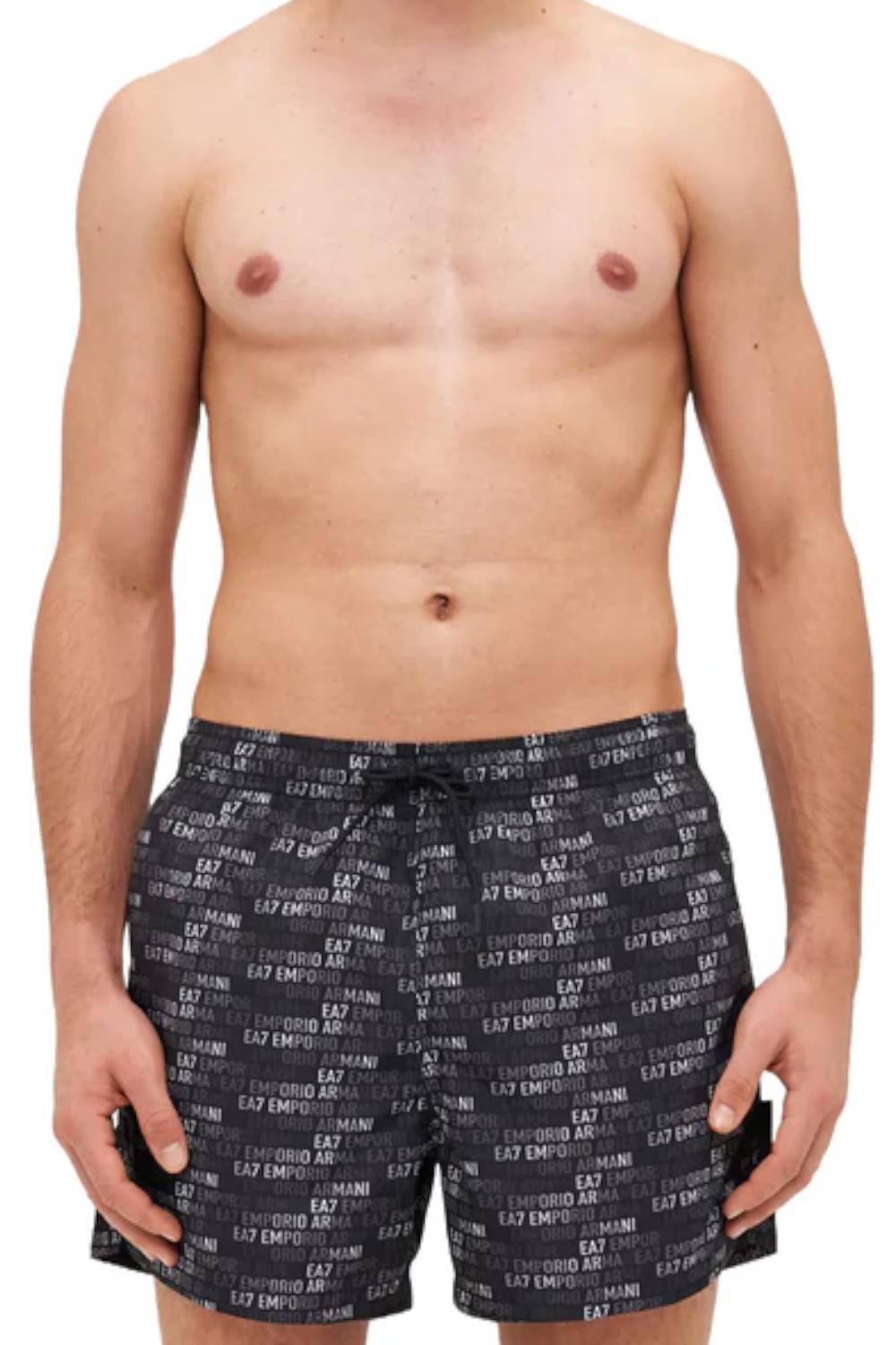 Costume da bagno boxer stampato EA7 Emporio Armani<BR/> 7M000510 AF13059MC085 EA7 Emporio Armani 